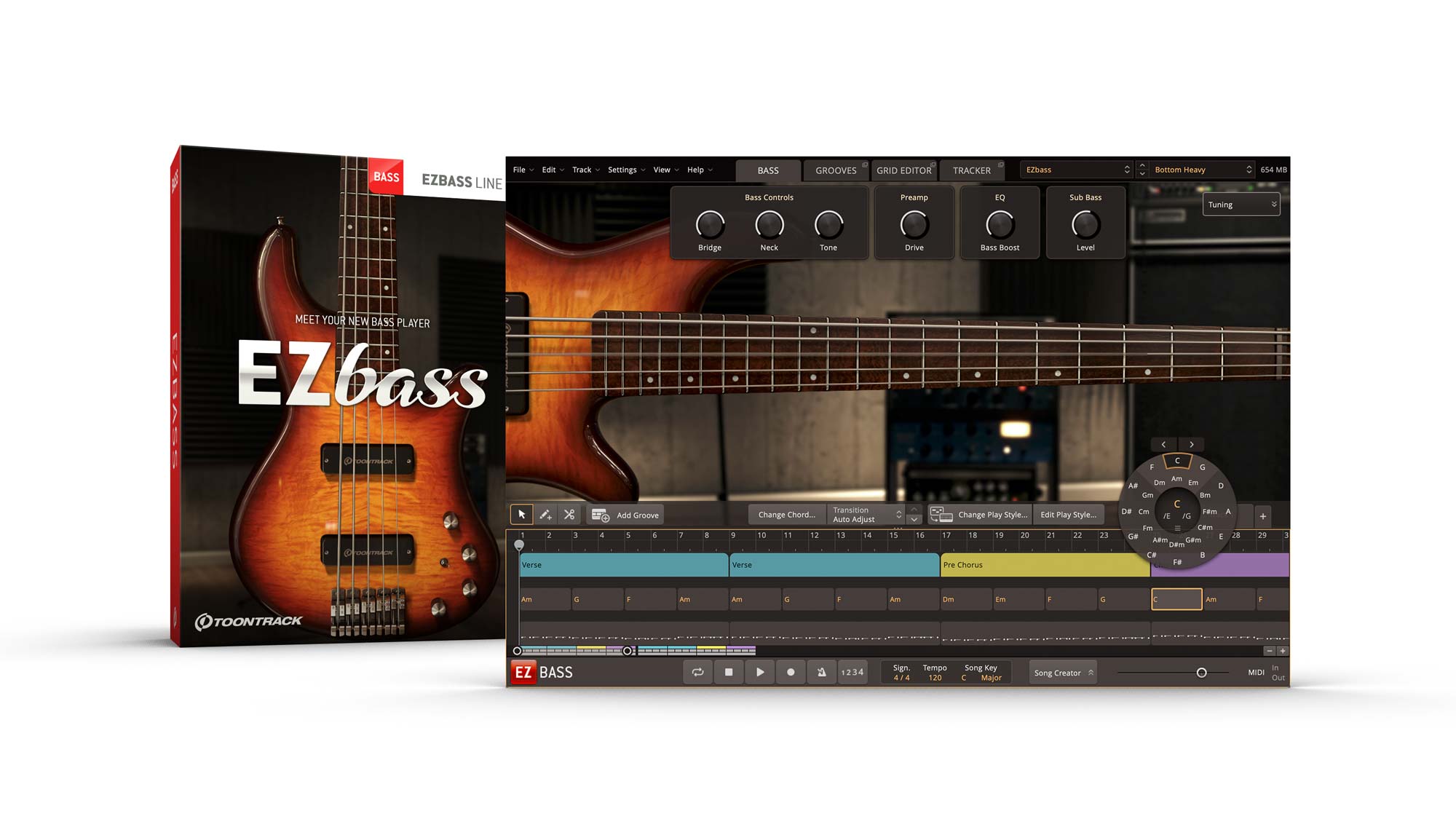 Toontrack EZBass Virtual Instrument Plugin
